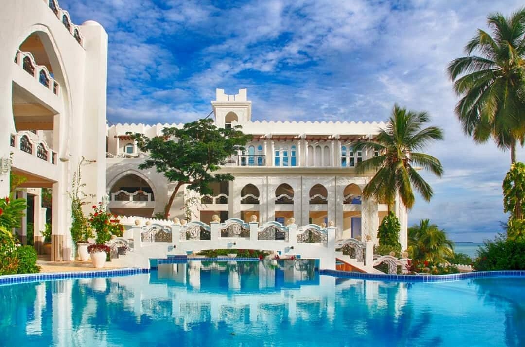 Luxury Zanzibar resort with traditional architecture